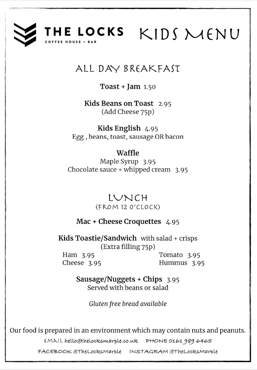 Menu The Locks Coffee House + Bar-2