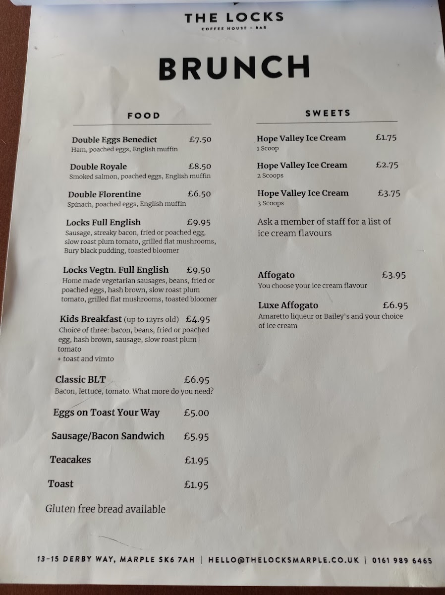 Menu The Locks Coffee House + Bar-5