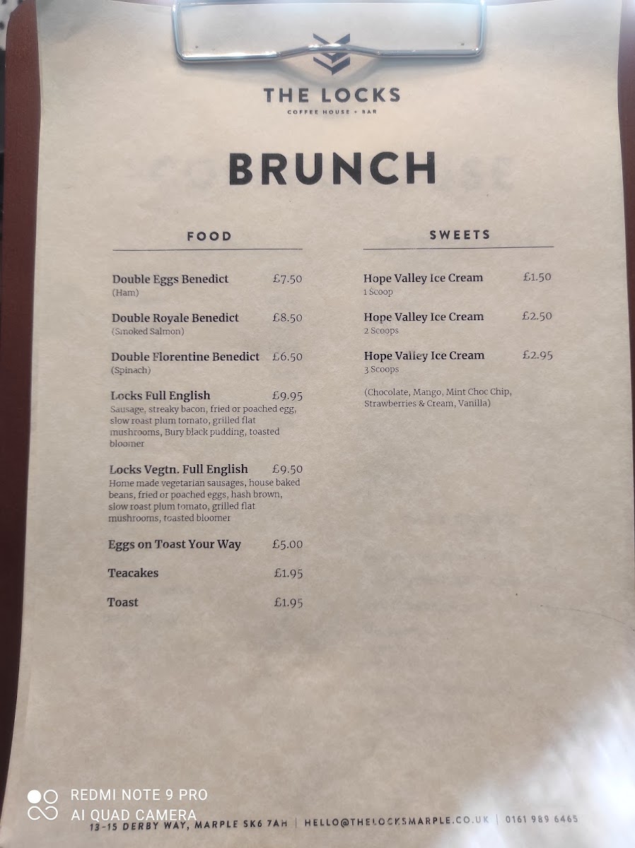 Menu The Locks Coffee House + Bar-7